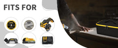 متوافق مع أداة القطع DEWALT 20V MAX 3 في 1 بدون فرشاة (DCS438B)، حقيبة تخزين وحامل حمل منظم (الحقيبة فقط)