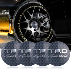 56mm Car Aluminum Logo Wheel Center Hub Cap Badge Sticker Accessories For Toyota Prado Aqua Hilux Prius Rav4 Camry TRD Venza GR