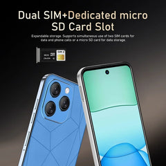 Global Vision I16 Pro Smartphone 5G Android 5300mAH 12GB RAM 512G ROM 6.56Inch 1080x2640HD 24+48MP MTK10 4G Network Mobile Phone