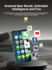 SERVO TANK500 IP68 هاتف ذكي صغير مقاوم للماء 4G LTE Android 12 RAM 6GB ROM 128GB PTT Network Intercom هواتف ذكية صغيرة متينة