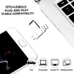 Xiaomi USB 3.2 16TB USB Flash Drive Memory Type-c 2-In-1 8TB 16TB OTG Pendrive 4TB High Speed Flash Disk 2TB For Computer Laptop