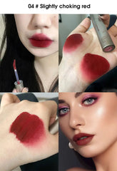 Single Velvet Matte Mist Lip Gloss,Waterproof Non-Stick Cup Lip Glaze Smudge Proof Not Fade Liquid Lipstick