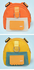 Waterproof Pet Backpack For Dogs Puppy Bag With Harness Collar Outdoor Travel Dog Snacks Backpack French Bulldog Dog Accessories