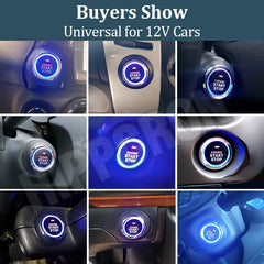 Car Alarm Remote Control PKE Car Keyless Entry Engine Start Alarm System Push Button Remote Starter Stop Auto