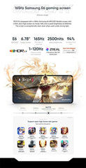 ASUS ROG 8 & 8 pro android 5G Gaming Phone Global Rom Snapdragon 8 Gen 3 6.78'' 165Hz AMOLED Screen 5500mAh 65W Fast Charge