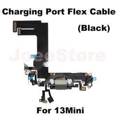 Charging Port Flex Cable for iPhone 11 12 13 14 Pro Max Mini X XS XR USB Charger Dock Connector With Microphone Ribbon Repair