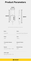 Essager USB Bluetooth Aux Adapter Dongle USB To 3.5mm Jack Audio Wireless Handsfree Kit For Car Stereo Receiver USB Transmitter