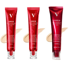 30g Red Upgrade FV Foundation Precious Luxury Waterproof Makeup Base Concealer Oil Control Hydrating Cream High Coverage