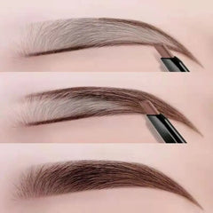 Double Head Eyebrow Pencil With Brush 360 Degree Rotation Automatic Eyebrow Pen Waterproof Eyebrow Gel Women