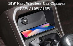 Car Wireless Charger Silicone Non-Slip Pad for iPhone 15 14 13 12 Samsung S24 S23 Xiaomi Car Phone Fast Induction Charging Pad