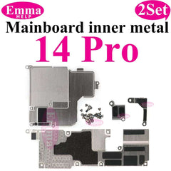 2Set Inner Metal Cover Plate Mainboard inner Iron with Screws For iPhone 13 12 15 Pro Max 14 Plus Bracket Holder Screw Parts