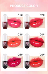 Dragonranee Lip Dye Liquid Lip Glaze Cute Waterproof Non-Stick Liquid Lipstick 6 Colors Available