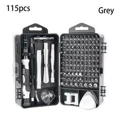 115 in 1 Multifunctional Precision Magnetic Screwdriver Set Computer PC Mobile Phone Equipment Repair Screwdrive Kit Hand Tools