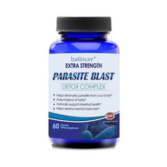 Antibacterial PARASITE BLAST, Removes All Body Parasites, Natural Gut Health, Cleans Colon Detox + Cleanse, Liver Immunity