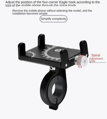 Bicycle Universal Phone Holder Mount Mobile Cell GPS Metal Riding MTB Motorcycle Stand Bracket Bike Moto Handlebar Antislip Clip