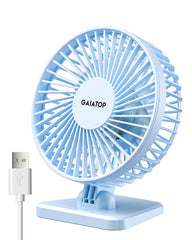 GAIATOP Mini USB Desktop Fan Portable Fan Desktop Office USB Quiet Cooling Fans Three Speed Adjustment Suitable For Home Office