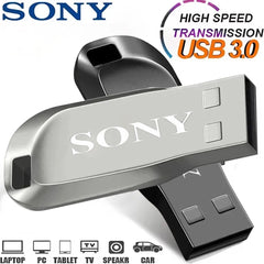 محرك أقراص USB 3.0 USB 2 تيرابايت من سوني، محرك أقراص SSD معدني عالي السرعة بسعة 1 تيرابايت و512 جيجابايت، محرك أقراص فلاش USB محمول من نوع U، ذاكرة فلاشية