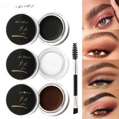 6 Color Wild Eyebrow Styling Cream Eyebrow Shaping Gel Soap Wax Clear Eyebrow Cream Tint Brow Lift With Brush