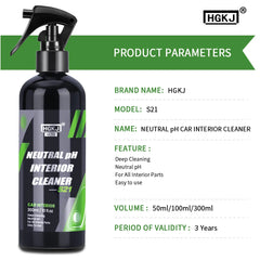 Car Interior Cleaner Agent Ceiling Cleaner Leather Flannel Woven Fabric Water Free Multipurpose Auto Dash Cleaning Tool HGKJ S21