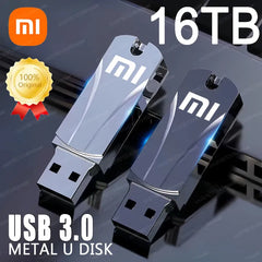 محرك أقراص فلاش USB 3.2 فائق السرعة من شاومي بسعة 16 تيرابايت، محرك أقراص USB 3.2 فائق السرعة لنقل المعادن، محرك أقراص USB 8 تيرابايت مقاوم للماء من النوع C، محرك أقراص SSD USB