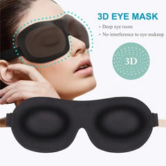 3D Sleep Mask Blindfold Sleeping Aid Soft Memory Foam Eye mask for Sleeping Travel Blockout Light Slaapmasker Eye Cover