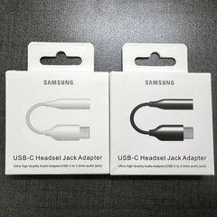 محول USB Type C إلى 3.5 مم AUX من سامسونج كابل سماعة رأس صوت من النوع C لهاتف Galaxy S25 S24 S23 S22 Ultra S20 S21 Plus