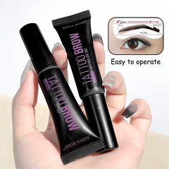 3D Peel-Off Eyebrow Gel Tint, Waterproof Tattoo Cream, Long-Lasting Dye, Natural Brow Shaping, Unisex, Safe for All Skin Types