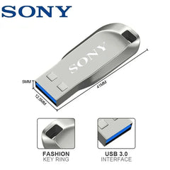 محرك أقراص USB 3.0 USB 2 تيرابايت من سوني، محرك أقراص SSD معدني عالي السرعة بسعة 1 تيرابايت و512 جيجابايت، محرك أقراص فلاش USB محمول من نوع U، ذاكرة فلاشية