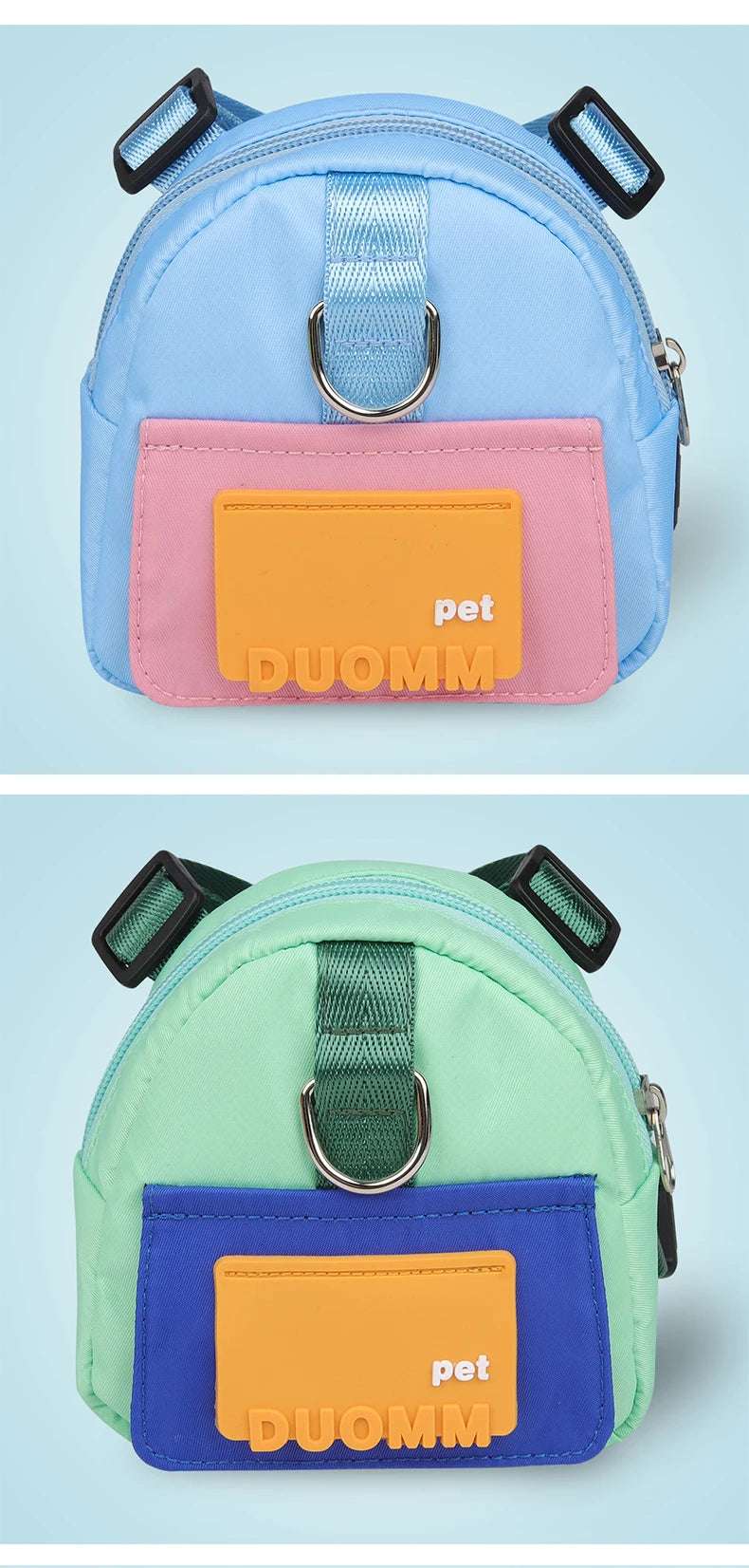 Waterproof Pet Backpack For Dogs Puppy Bag With Harness Collar Outdoor Travel Dog Snacks Backpack French Bulldog Dog Accessories