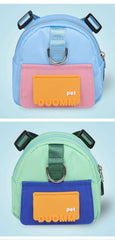 Waterproof Pet Backpack For Dogs Puppy Bag With Harness Collar Outdoor Travel Dog Snacks Backpack French Bulldog Dog Accessories