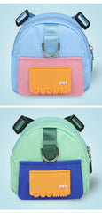 Waterproof Pet Backpack For Dogs Puppy Bag With Harness Collar Outdoor Travel Dog Snacks Backpack French Bulldog Dog Accessories