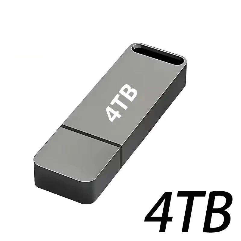 New 16TB Flash Drive USB 3.2 High Speed Transfer Type C U Metal Flash SSD Portable Mini Flash Drive Memory Waterproof U Drive