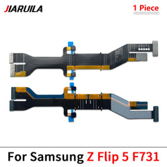 كابل مرن لموصل اللوحة الرئيسية لهاتف Samsung Z Flip 2 3 4 5 F1707B F711 F721 F731 F700 أجزاء كابل مرن لموصل شاشة LCD