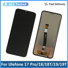 شاشة LCD جديدة تم اختبارها لهاتف Ulefone Power Armor 18 18T 19 17 Pro + ملحقات شاشة اللمس لمستشعر LCD لهاتف Ulefone Power Armor 19 T
