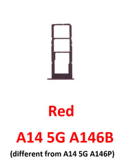 Sim Card Tray For Samsung Galaxy A14 4G A145 Phone New SIM Chip Micro SD Slot Adapter Holder For A14 5G A146 A146U