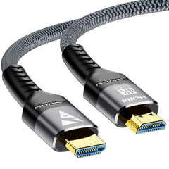 8K HDMI Cable 2.1 48Gbps  High Speed HDMI Braided Cord-4K@120Hz 8K@60Hz, DTS:X, HDCP 2.2 & 2.3, HDR 10 for Compatible Laptop/PS5