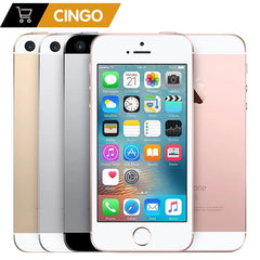 هاتف iPhone SE 2GB RAM 16GB/32GB/64GB/128GB ROM 4.0 بوصة مفتوح ببصمة الإصبع هاتف محمول أصلي A1723 A1662