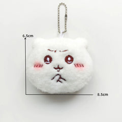 New Cute Plush Cartoon Chikawas Squeak Doll Keychains Pendant Girl Heart Backpack Pendant Super Cute Keyring Jewelry Gifts N853