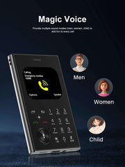 New SERVO V8 Card Cellphone 2G GSM FM Radio Magic Voice MP3 Player Dual SIM Fashion Functional Small Mobile Phone Headphone Jack