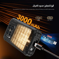 SERVO TANK500 IP68 هاتف ذكي صغير مقاوم للماء 4G LTE Android 12 RAM 6GB ROM 128GB PTT Network Intercom هواتف ذكية صغيرة متينة
