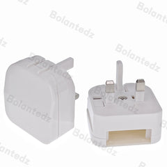 European EU To UK Travel Power Adapter With 5A Fuse UK British Electrical Plug Adapter Outlet AC Charger Power Cord Socket