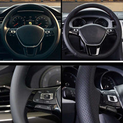 Microfiber Leather Car Steering Wheel Cover For Toyota RAV4 AX50 Corolla G12 Axio Altis Camry Xv70 Avalon Steering Case