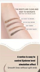 1 PC 3D Eyebrow Gel Dyeing Cream with Brush Long-lasting Air-cushion Dye Brows Tint Long-lasting Natural Makeup Eyebrow Enhancer
