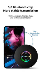 2025 Bathroom Waterproof Wireless LED Bluetooth Speaker Large Suction Cup Mini Portable Speaker Outdoor Sports Stereo Speaker