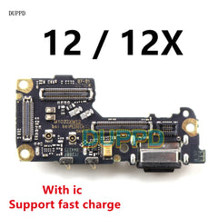 For Xiaomi 12 Mi 12X USB Charging Connector Board Port Dock With Microphone Flex Cable With SIM card holder