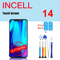 PINZHENG High Quality Screen INCELL LCD OLED For iPhone 14 Pro 15 Plus 13 Pro Max Display For iPhone Replacement With Tools