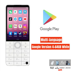 هاتف Qin F22 Pro الذكي الجديد بشاشة تعمل باللمس وواي فاي 5G + 3.5 بوصة وذاكرة 4 جيجابايت وذاكرة 64 جيجابايت، إضافة إلى متجر جوجل وأندرويد QinGlobal Version