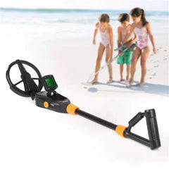 7.4 Inch Waterproof Kid Metal Detectors Gold Detector Lightweight Search Coil (24"-35") Adjustable Metal Detector for Junior