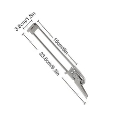Non-slip Stainless Steel Can & Bottle Opener, Adjustable Handheld Can Opener for Easy Use