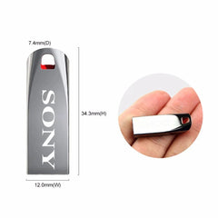 محرك أقراص فلاش أصلي من سوني بسعة 2 تيرابايت بمنفذ USB 3.0 صغير عالي السرعة معدني، محرك أقراص محمول بسعة 1 تيرابايت، مقاوم للماء، تخزين ذاكرة U Disk